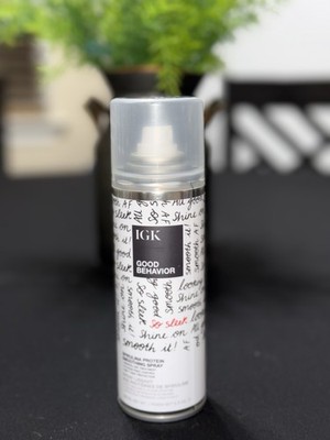 IGK Good Behavior Smoothing Spray 5.6 oz | Frizz Control & Heat Protection