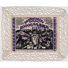 [#288910] Germany, Bielefeld, 10000 Mark, 1923-02-15, UNC, Silk, Grabowski:70, c