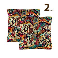 Home decor Pillow Cover. Linen Pillow Case 18x18 inch.