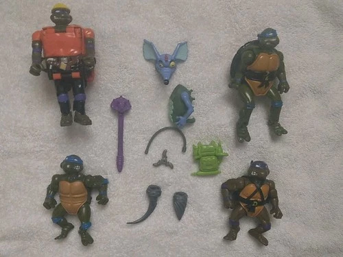 Vintage TMNT Figure and Part Lot