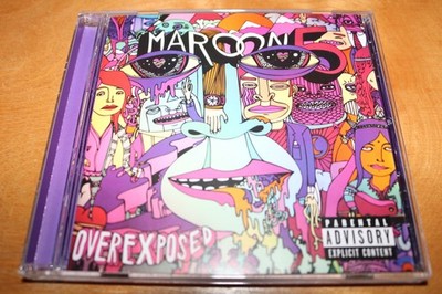 MAROON 5 Overexposed CD Pop Rock ADAM LEVINE Wiz Khalifa 2012 A&M/Octane Recs.