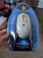 GE Scroll Mouse H097859 Wired PS2 Port, For Pc Windows 95, 98, NT, ME, 2000  XP