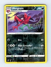 Carta Pokemon Scontro Ribelle Morgrem 124/192 Non Comune Reverse Holo Leggermente Giocata