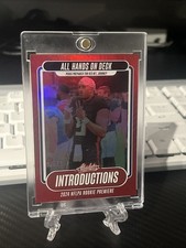 2024 Panini Absolute Introductions Michael Penix Jr. #I-MPJ Red /150 (RC)