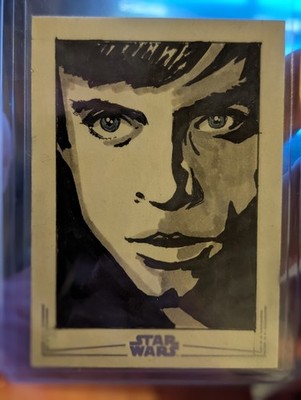 2025 Star Wars Masterwork Luke Skywalker Sketch Card Artist Signed 1/1