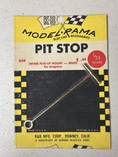 K&B MODEL-RAMA PIT STOP #604 Dragster Swing Pick-up Mount - brass 1/24 Scale