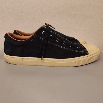 Converse X Denham Low Cut Sneakers Men's Sz 8 Black Suede 38001170 All-star Coop