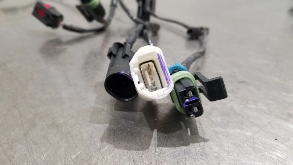 02 DODGE VIPER GEN 2 DOOR WIRE HARNESS FRONT RIGHT PASSENGER 04763076AE - Image 4 of 4