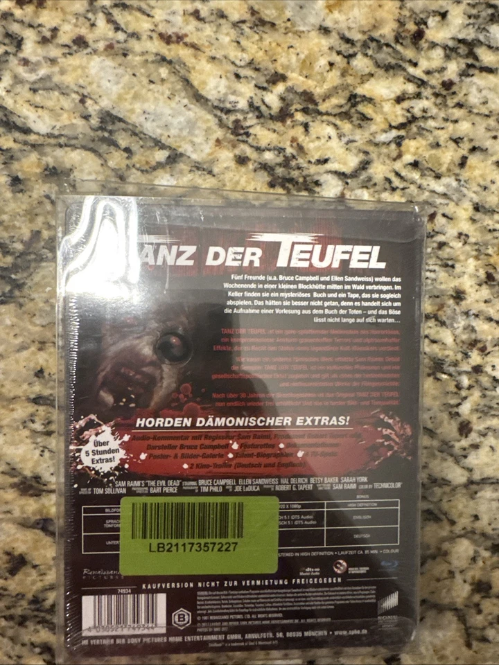 Evil Dead (Tanz Der Teufel) German Blu Ray Import Limited Edition Steelbook - Image 3 of 4