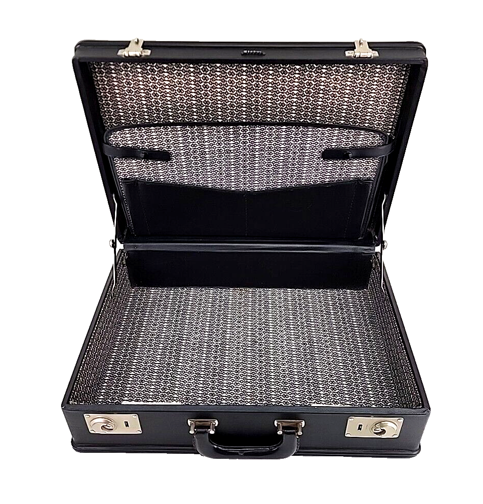 Vintage Stebco Briefcase Ultimate Vinyl Coated Travel Attache Case