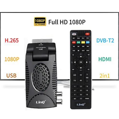 TV Receiver DVB-T2 H.265 Mini HD 1080P Dolby Digital Plus Youtube IPTV RSS - Bild 7 von 9