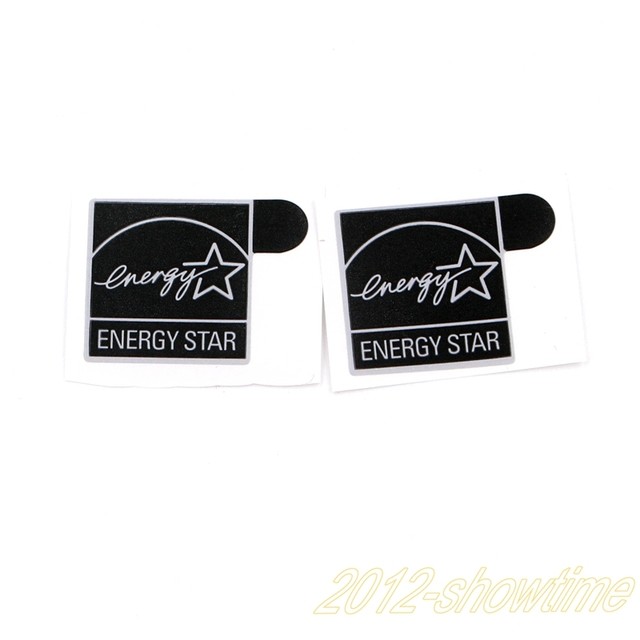 100X Energy Star Sticker badge label decal case cover 14.5 x 15.5mm