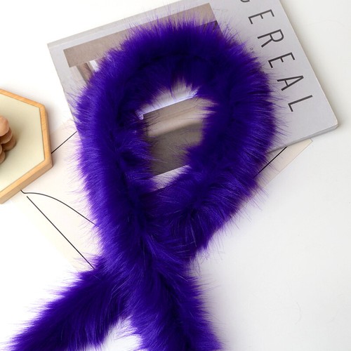 1M Artificial Mink Faux Fur Ribbon Trims Tape DIY Fluffy Trimming Strip Sewing - Picture 4 of 21