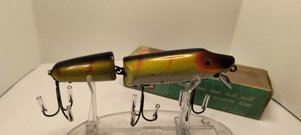 Vintage Fishing Lure - Original Heddon Wood Jointed Vamp Vintage Fishing Lure - Original Heddon Wood Jointed Vamp