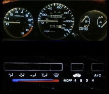 White Led Cluster Climate Control Combo Bulb Kit For Honda Civic Eg 1992-1995