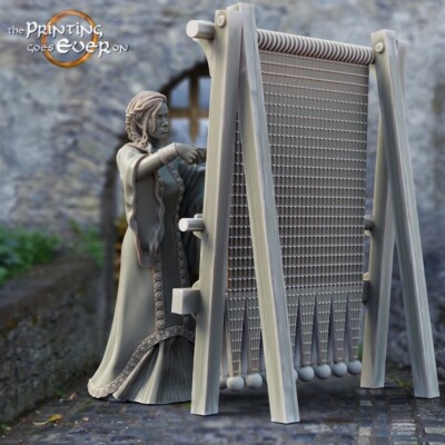 Mittelalter Bürger von Whitcaester Weaver 28mm dnd Zubehör Fantasy Wargaming