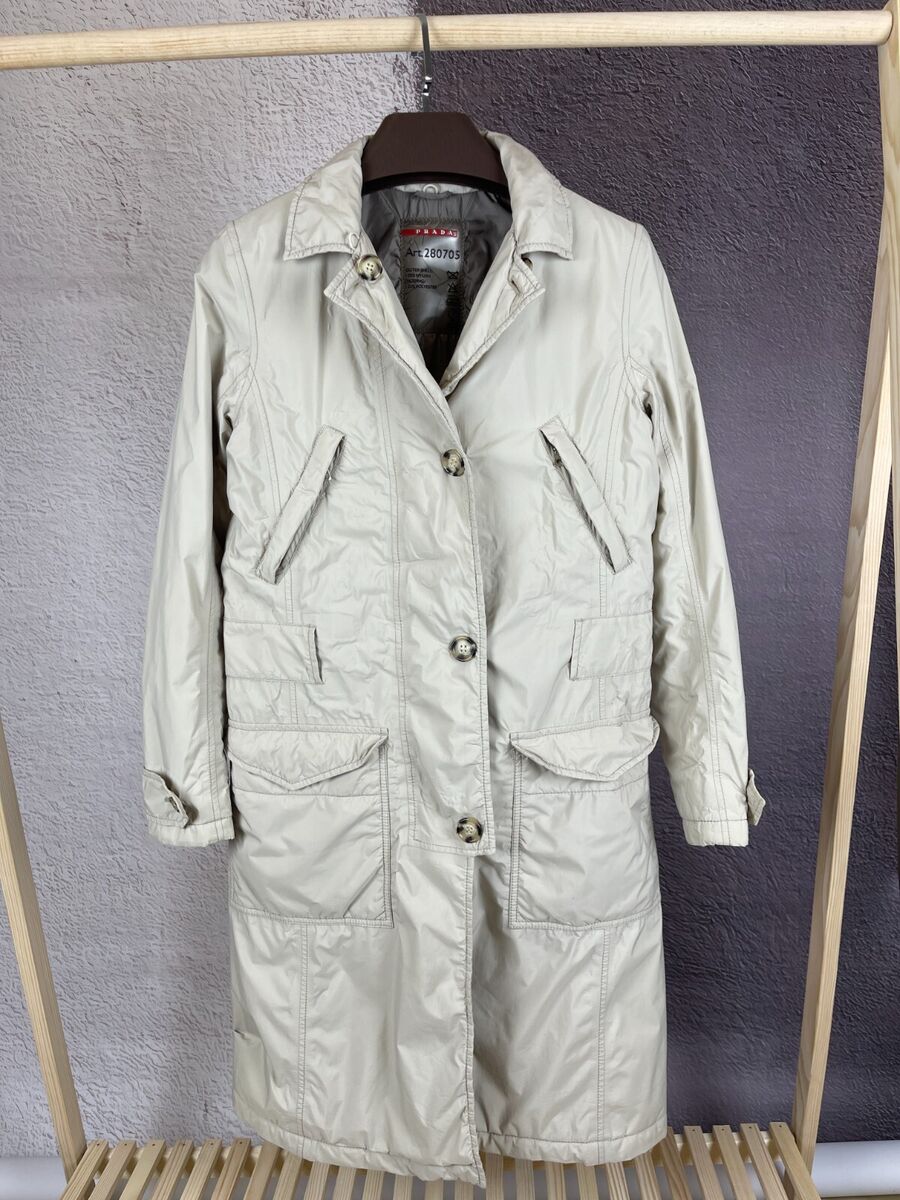 Prada red tab vintage nylon gore-tex coat jacket art. 280705 Prada red tab vintage nylon gore-tex coat jacket art. 280705