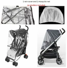 Rain Cover Mosquito Net Set Covers Protector for BUGABOO Baby Child Strollers
