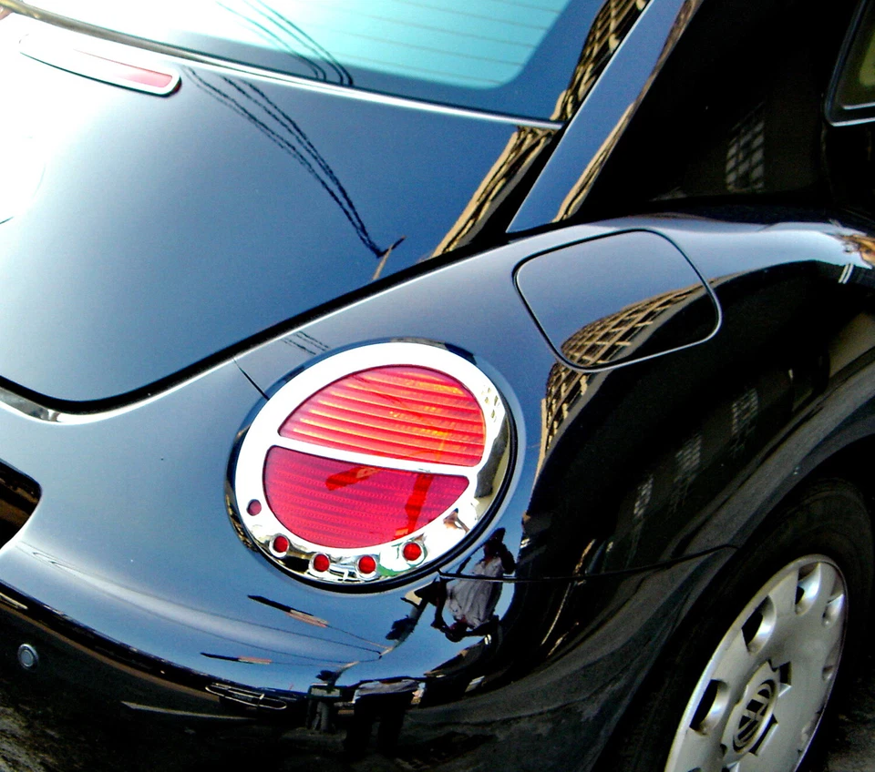 MARCO LUZ TRASERA CROMADA PARA VW NEW BEETLE DESDE 1999 - 2005 - Imagen 3 de 4