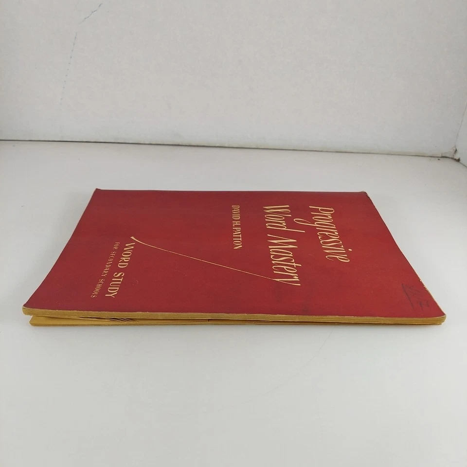Progressive Word Mastery Word Study For Secondary Schools David Patton 1945 PB - Image 4 of 4
