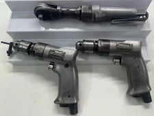 Pneumatic Drill And Ratchet Combo + Extra Drill For Parts Both Work Good
