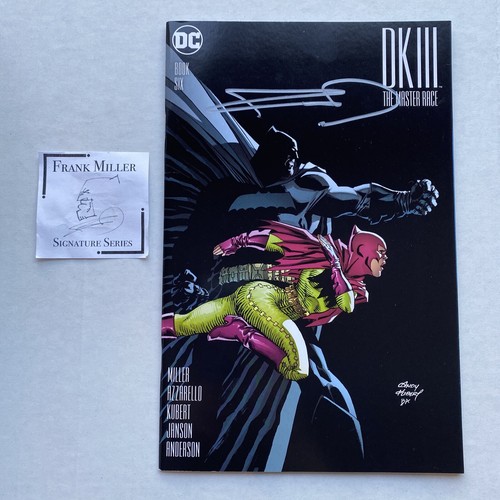 Frank Miller Signed DK III Master Race 6 Variant Dark