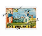 fine wine on port metal tin sign modern wall lodge cafes living room