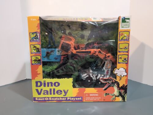 Vintage ANIMAL PLANET Dino Valley Saur-O-Snatcher Playset - New & Sealed