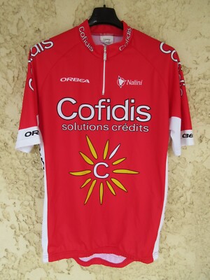 Maillot cycliste COFIDIS Nalini Look signé par Quentin