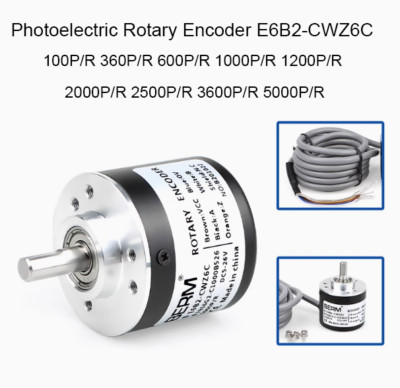 Photoelectric Rotary Encoder E6B2-CWZ6C 100P/R 360P/R 600P/R 1000P/R ~5000P/R