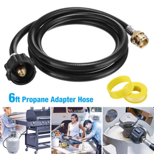 Propan Adapter Schlauch LP Tank 1lb auf 20lb Konverter QCC1 für Mr. Heater Big Buddy - Bild 10 von 39