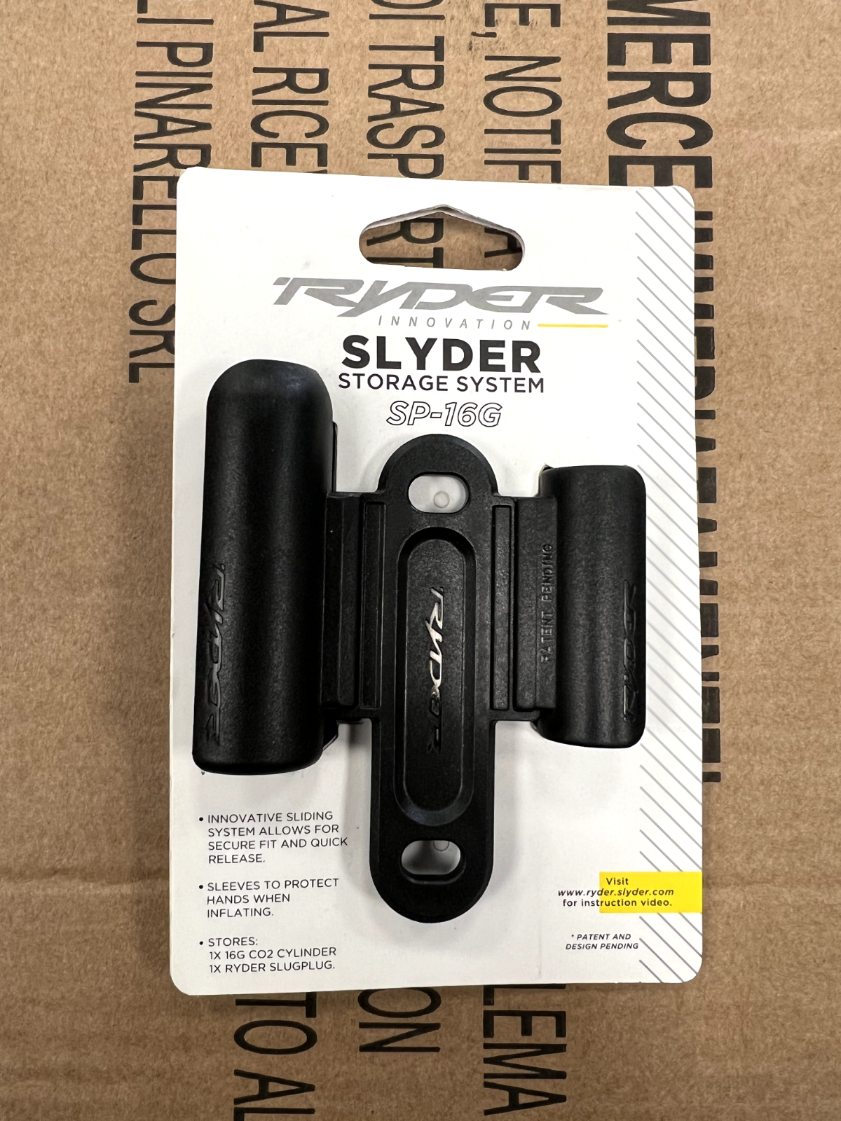 Ryder Innovation, Slyder Storage System for 16g Co2 / Slugplug