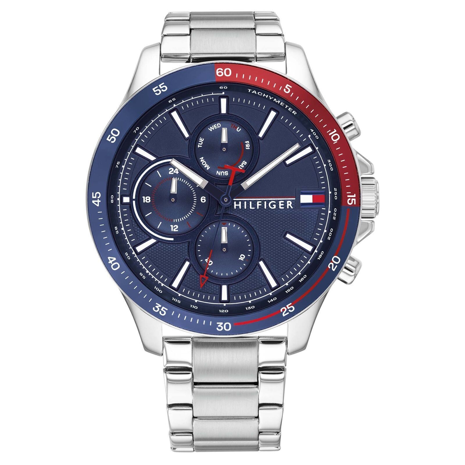Tommy Hilfiger Bank 1791718 46mm Edelstahlgehäuse mit  