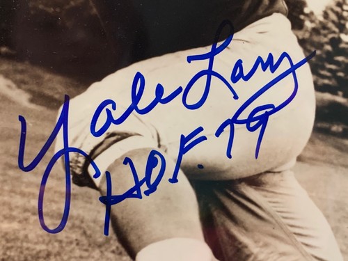 Yale Lary Signed Detroit Lions 8x10 Photo Tristar - Picture 2 of 4