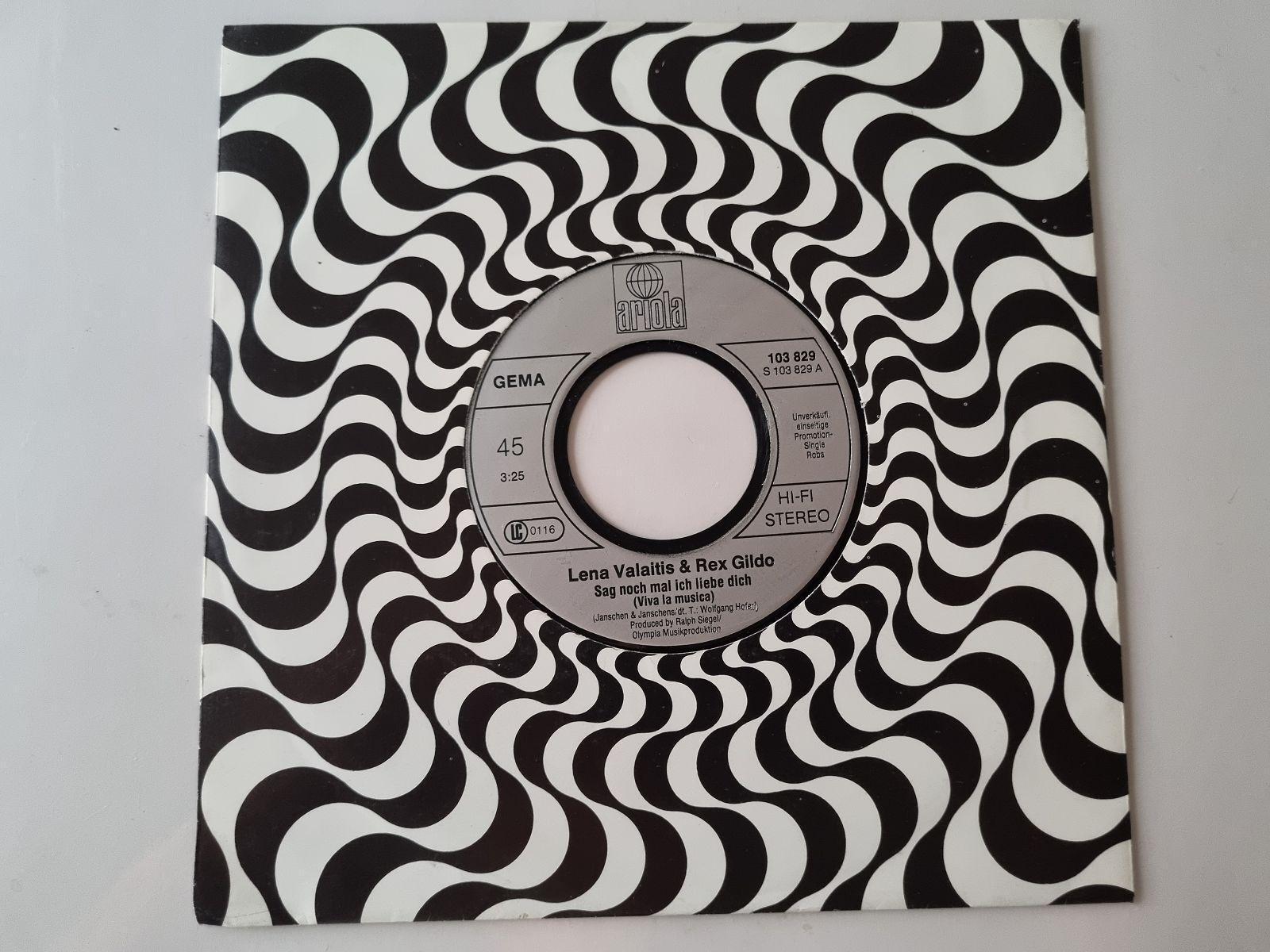 7"" Single Lena Valaitis & Rex Gildo - Sag noch mal ich liebe dich Vinyl Germany