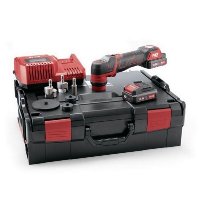 Flex Akku Polierer PXE 80 10.8-EC/2.5 Set 418102 rotativ exzentrisch freilaufend