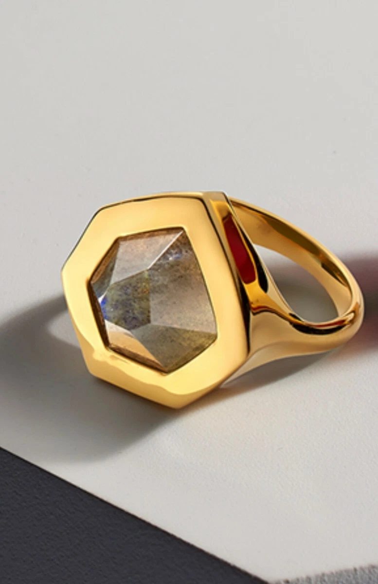 Monica vinader sales labradorite ring