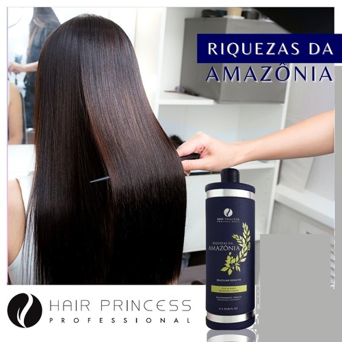 Treatment Keratin Amazon Riches Hair Princess 1l Formaldehyde Free - Picture 3 of 4