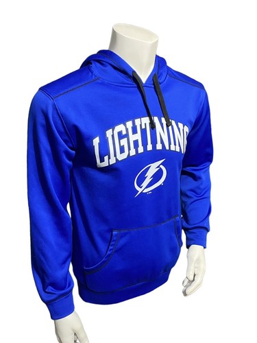 NHL Tampa Bay Lightning Hockey Adult Hoodie Size Small Blue Long Sleeve Big Logo - Picture 4 of 15