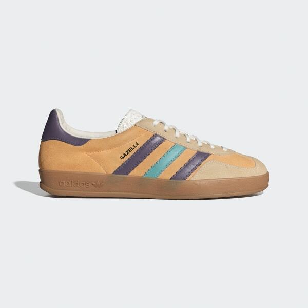 adidas gazelle silver green womens Hardies X Adidas Gazelle Orange/Green