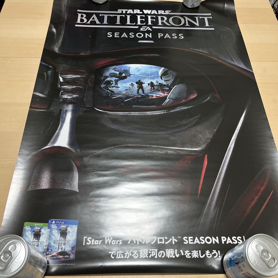PS4 スターウォーズ　バトルフロンティア SEASON PASS ポスター RarePS4 Star Wars Battle Frontier SEASON PASS Official Promo