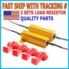 2 pcs Load Resistor 50W 6RJ LED Decoder Fix Error Code Hyper Flash Turn Signal