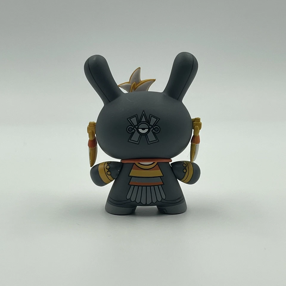 Kidrobot Dunny 2007 Azteca Serie 1 Guerrero Ehécatl 3” Hermanos Bestia Suelto Foto 3 de 4