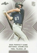YOEL TEJEDA JR 2021 LEAF PERFECT GAME NATIONAL DIRECT ALLSTARS ROOKIE CARD#D1-32