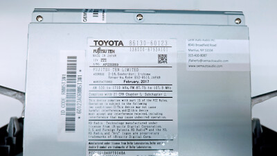 86130-60123 100514 Lexus GX460 radio Gracenote navigation