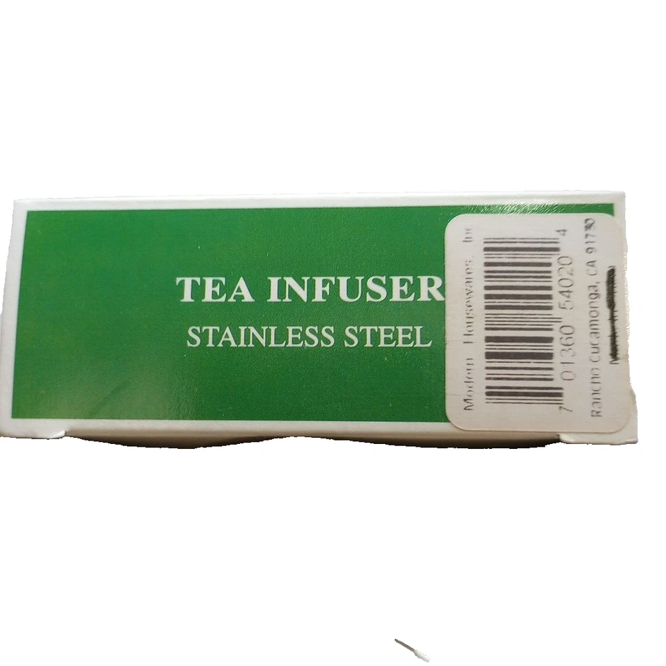 Infusor de té en forma de árbol de Navidad vintage de acero inoxidable para hornear té en caja Foto 4 de 4