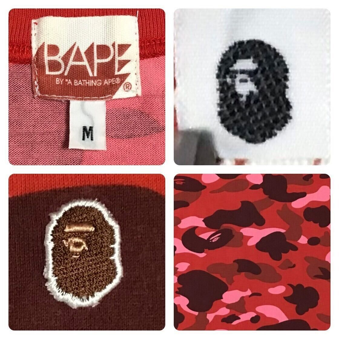 Vintage BAPE Pharrell camo tank top a bathing ape NIGO Red Vintage BAPE Pharrell camo tank top a bathing ape NIGO Red