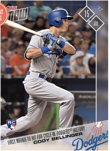 2017 Topps Now 356 Cody Bellinger