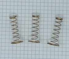 Universal Valve Springs, Brass Instrument, Bottom Action Springs, Set of 3