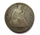 1843-P SEATED LIBERTY $1 DOLLAR PHILADELPHIA MINT SILVER COIN NICE COLLECTOR